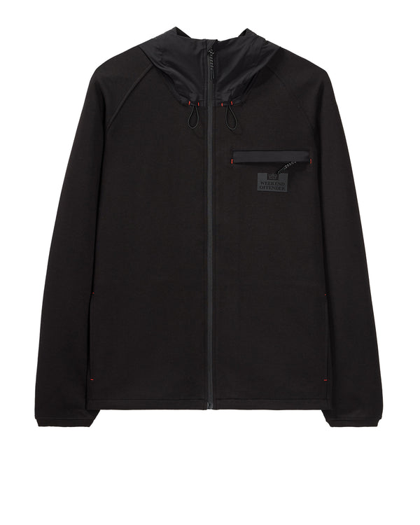 Reutemann Zip Through Hoodie Black