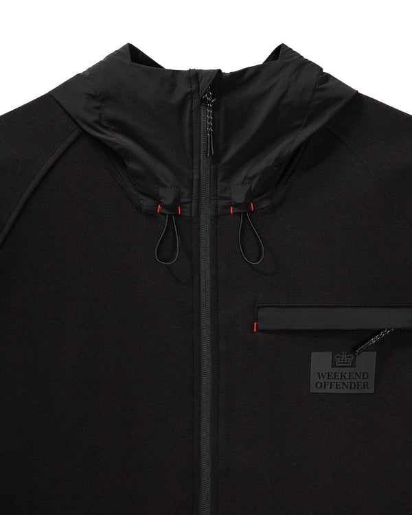 Reutemann Zip Through Hoodie Black