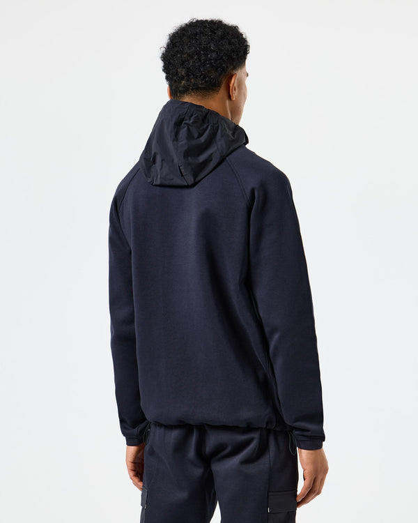 Reutemann Zip Through Hoodie Navy