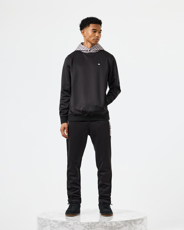 Cecotto Tricot Hoodie Black/Mid House Check