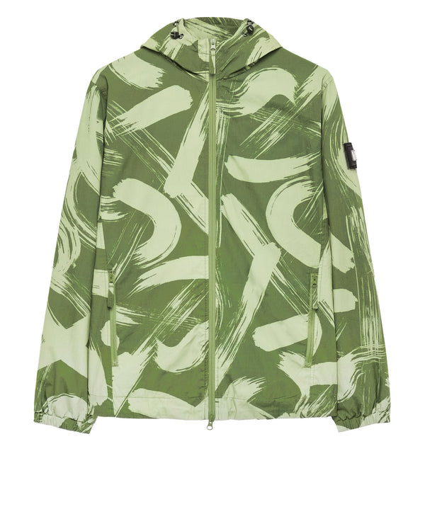 Technician Camo Windbreaker Jacket Sapling Green