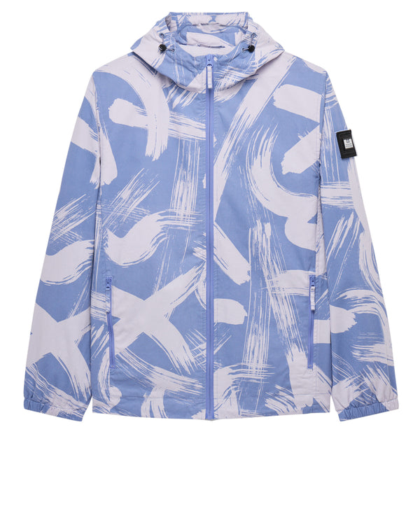 Technician Camo Windbreaker Jacket Cornflower Blue