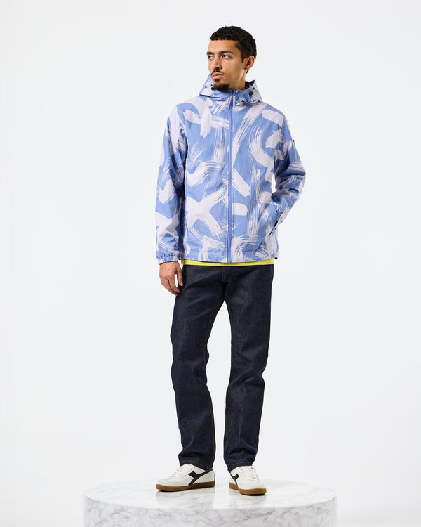 Technician Camo Windbreaker Jacket Cornflower Blue