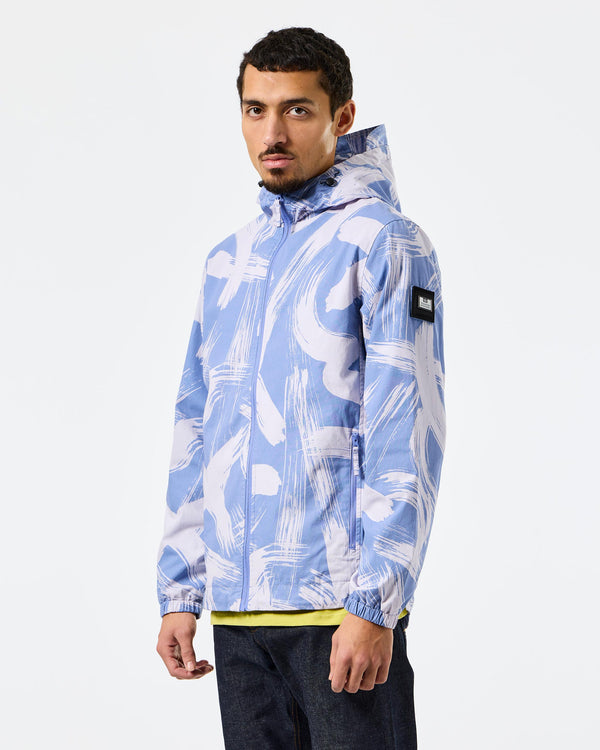 Technician Camo Windbreaker Jacket Cornflower Blue