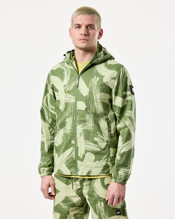 Technician Camo Windbreaker Jacket Sapling Green