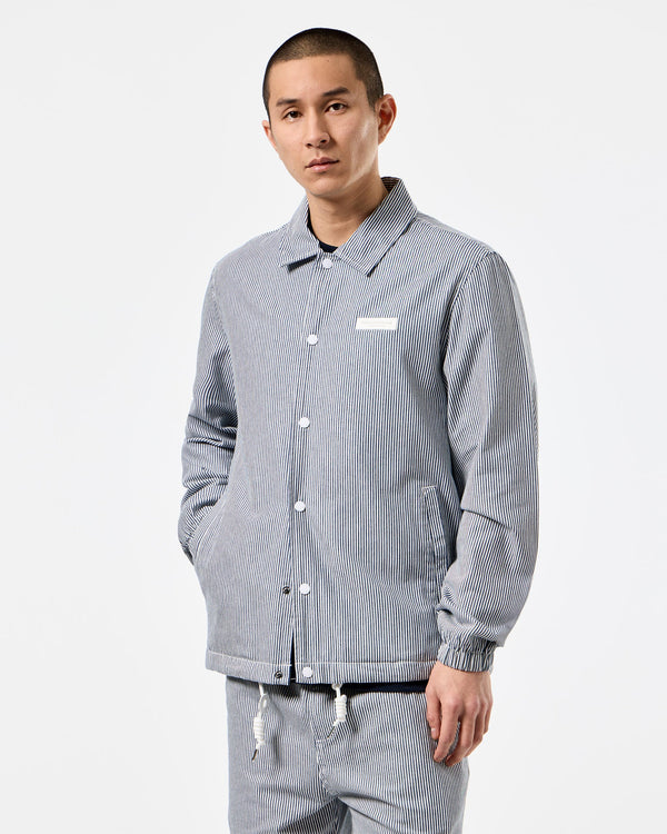 Sant Antoni Coach Jacket Ticking Stripe