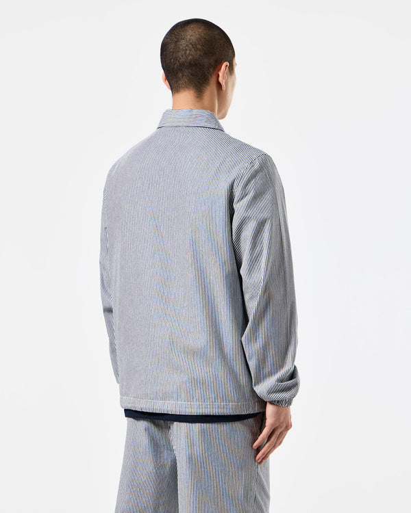 Sant Antoni Coach Jacket Ticking Stripe