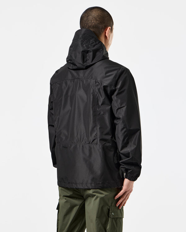 Football + Festivals Waterproof Pack Away Jacket Black