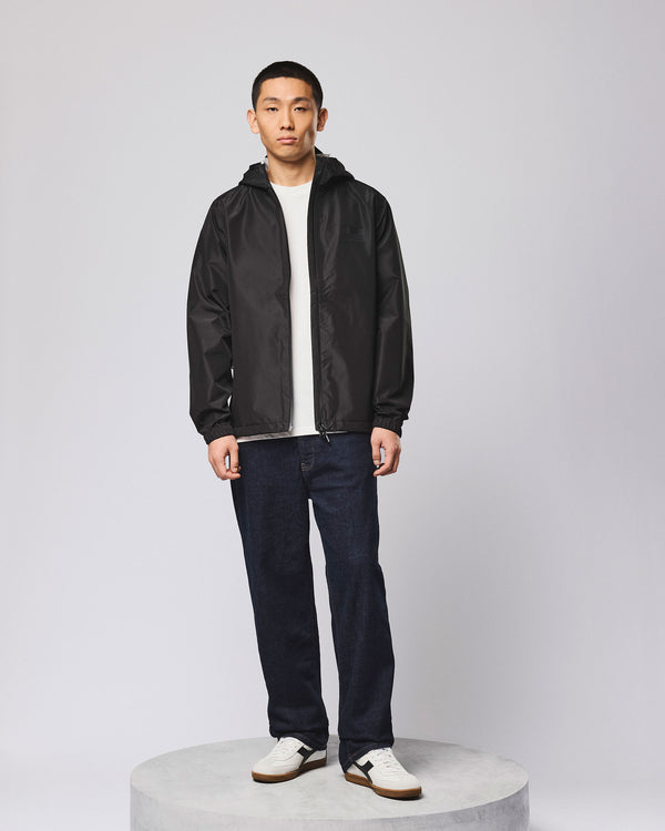 Football + Festivals Waterproof Pack Away Jacket Black