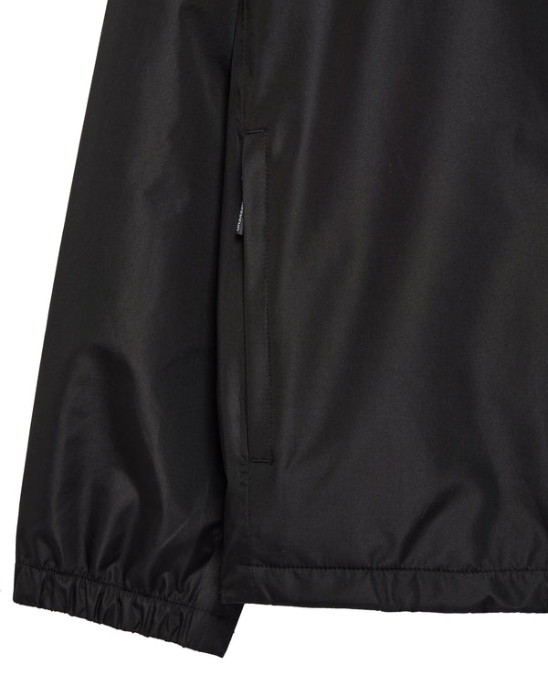 Football + Festivals Waterproof Pack Away Jacket Black