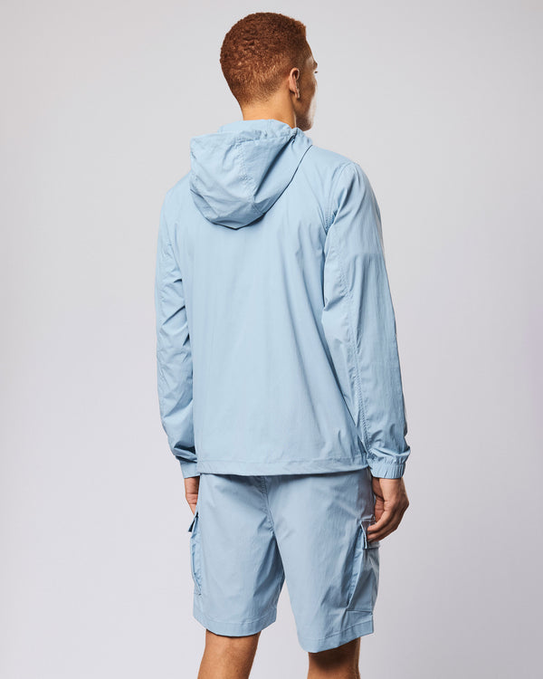 Temara Technical Windbreaker Jacket Blue Tourmaline