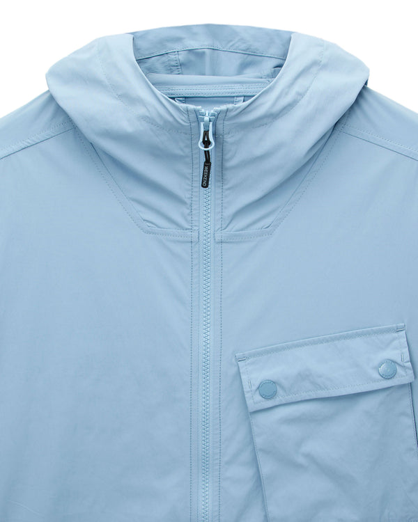 Temara Technical Windbreaker Jacket Blue Tourmaline