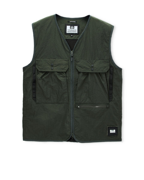 専用 ZAM BARRETT／high neck travelers vest JK1B18-TANGIER-BLACK_FOREST-