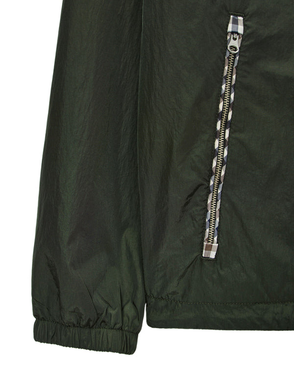 Giacca a vento Campania Nero Verde Foresta