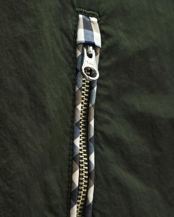 Giacca a vento Campania Nero Verde Foresta