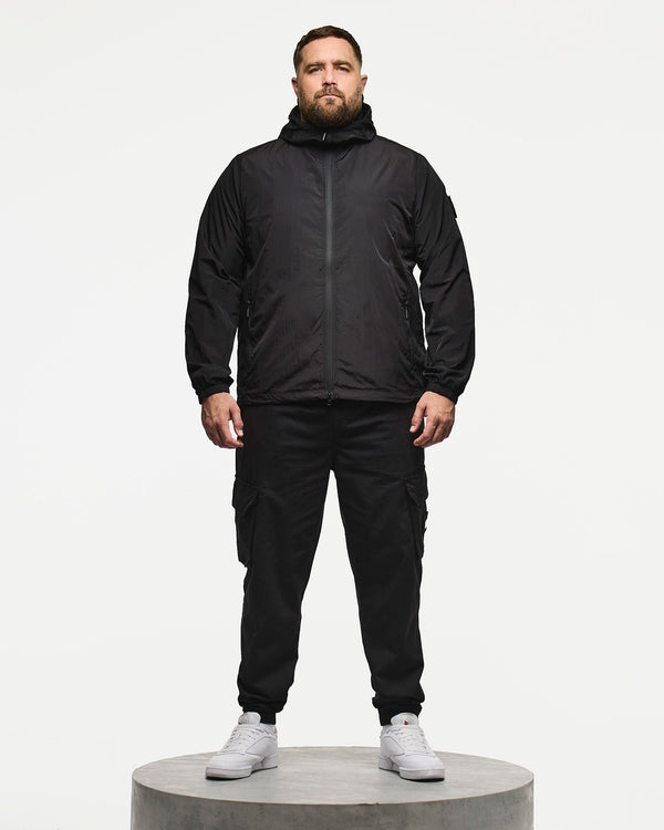 Plus Size - Technician Fleece Lined Jacket Black