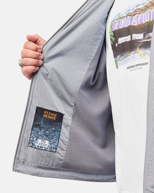 Plus Size - Technician Fleece Lined Jacket Smokey Grey
