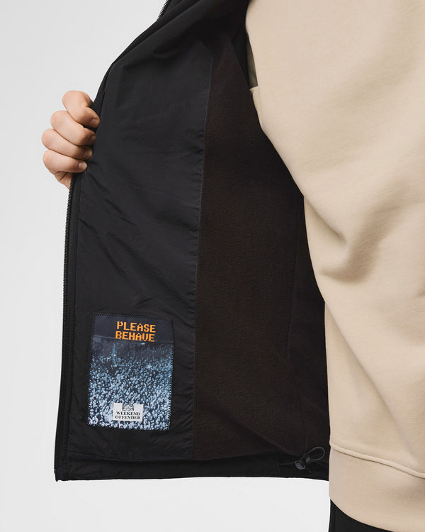 Technician Fleece Lined Jacket Black