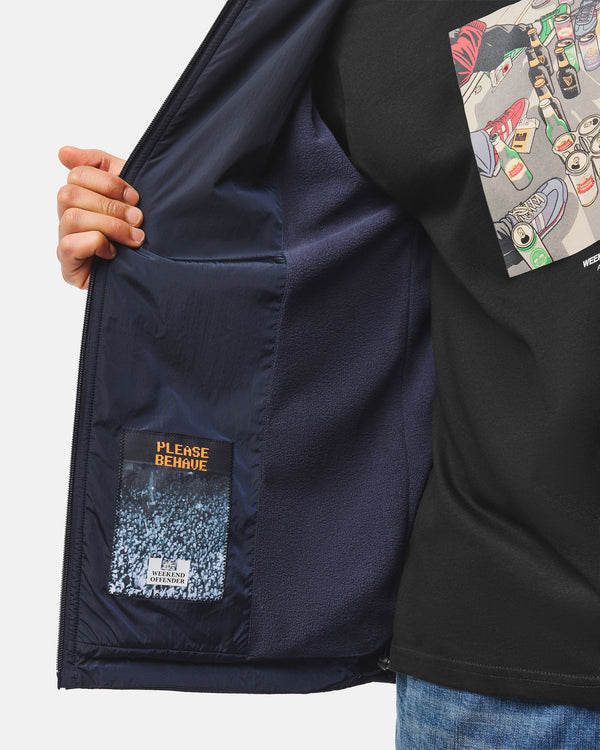 Technician Fleece Lined Jacket Navy