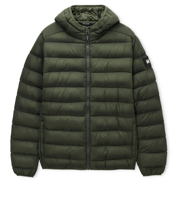 La Guardia Puffer Jacket Black Forest Green