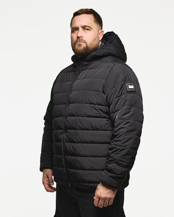 Plus Size - La Guardia Puffer Jacket Black