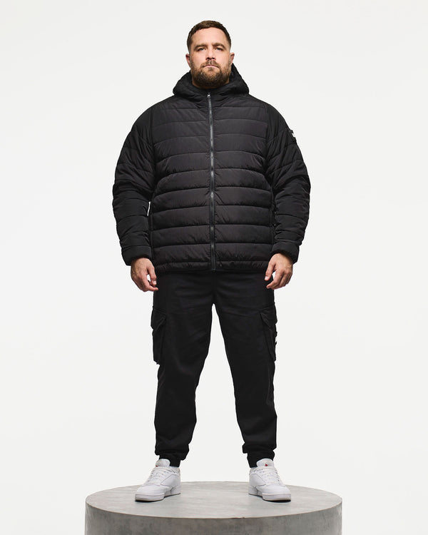 Plus Size - La Guardia Puffer Jacket Black