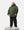 Plus Size - La Guardia Puffer Jacket Black Forest Green