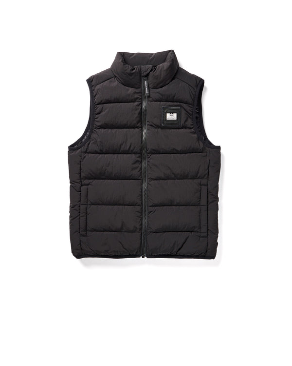 Kids Gacha Puffer Gilet Black