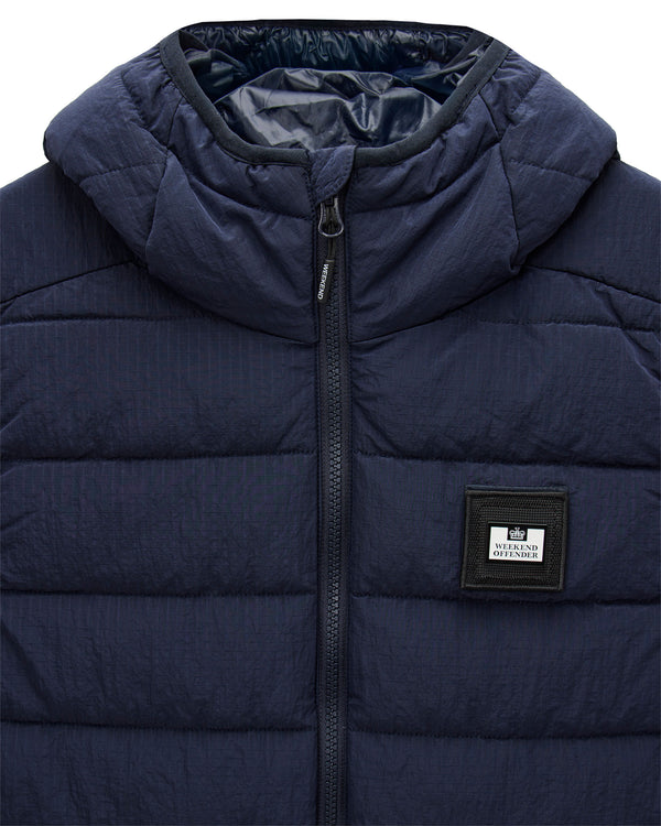 Toronto Hooded Gilet Navy
