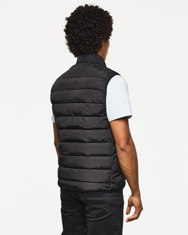 Gacha Padded Gilet Black