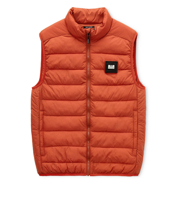 Gacha Padded Gilet Sunset Orange