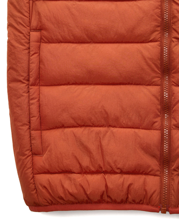 Gacha Padded Gilet Sunset Orange