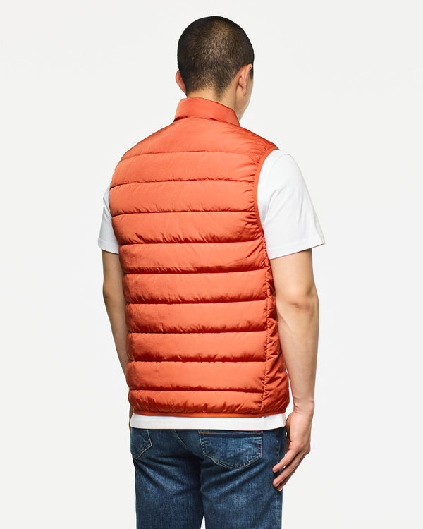 Gacha Padded Gilet Sunset Orange