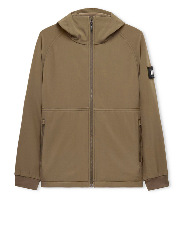 Stipe Softshell Jacket Tobacco Brown