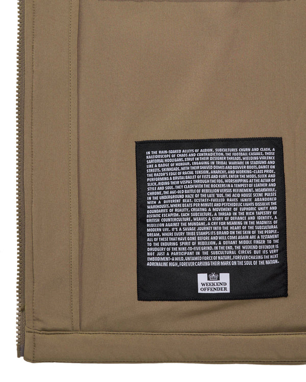 Stipe Softshell Jacket Tobacco Brown