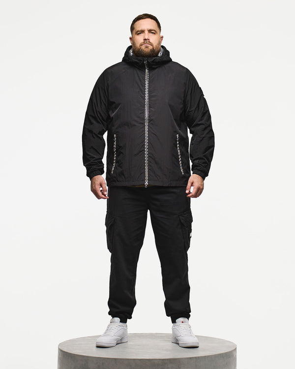 Plus Size - Campania Windbreaker Jacket Black