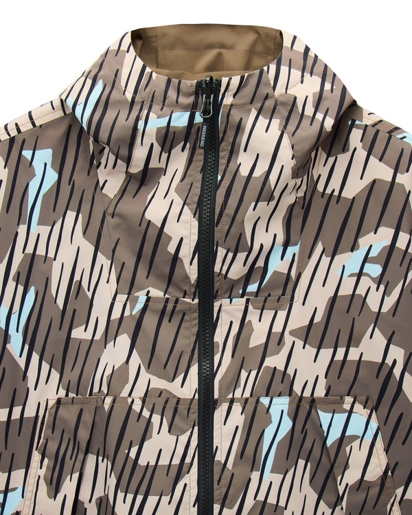 Mercury Camo Reversible Jacket Tobacco Brown