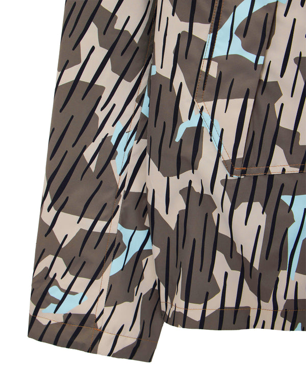Mercury Camo Reversible Jacket Tobacco Brown