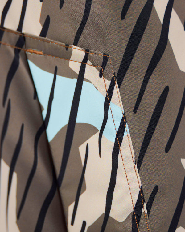 Mercury Camo Reversible Jacket Tobacco Brown