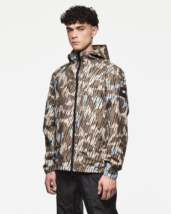 Mercury Camo Reversible Jacket Tobacco Brown