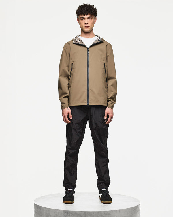 Mercury Camo Reversible Jacket Tobacco Brown