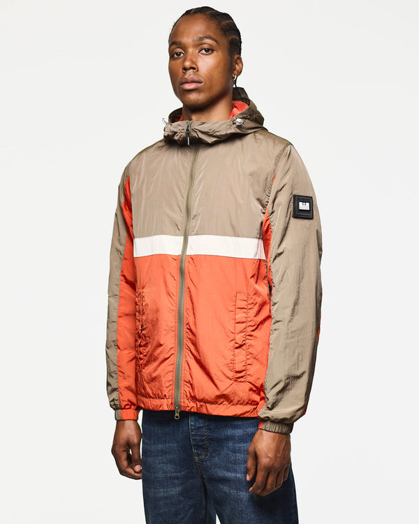 Parissa Windbreaker Tobacco Brown/Sunset Orange