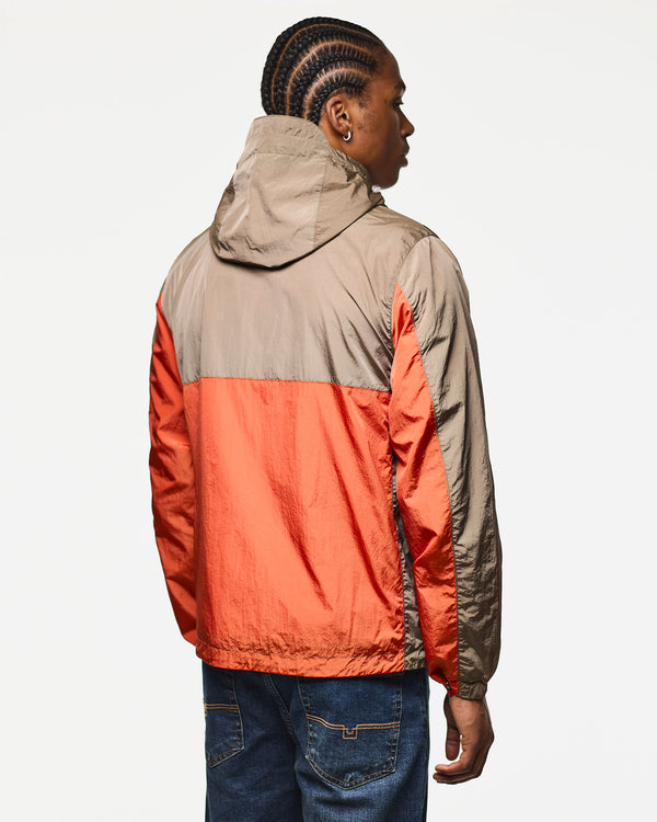 Parissa Windbreaker Tobacco Brown/Sunset Orange