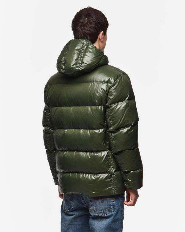 Nicholson Down Jacket Black Forest Green