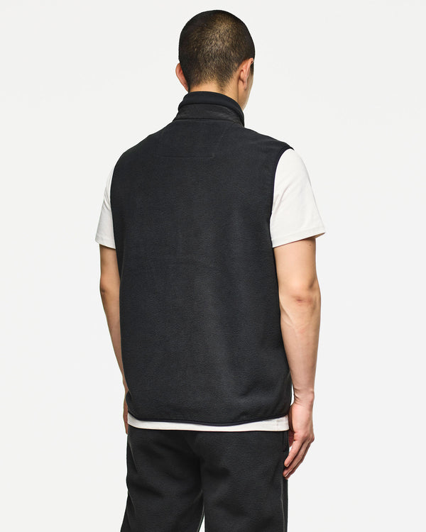 Blaine Polar Fleece Gilet Black