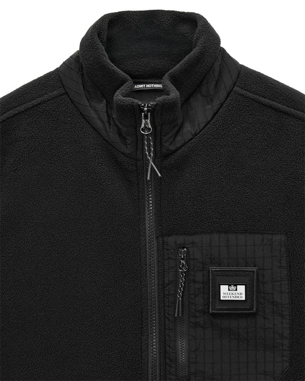 Blaine Polar Fleece Gilet Black