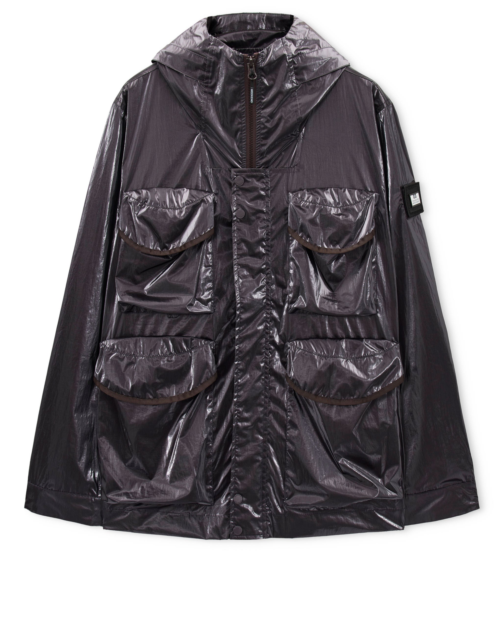 Cotoca Fleece Lined Jacket Aubergine