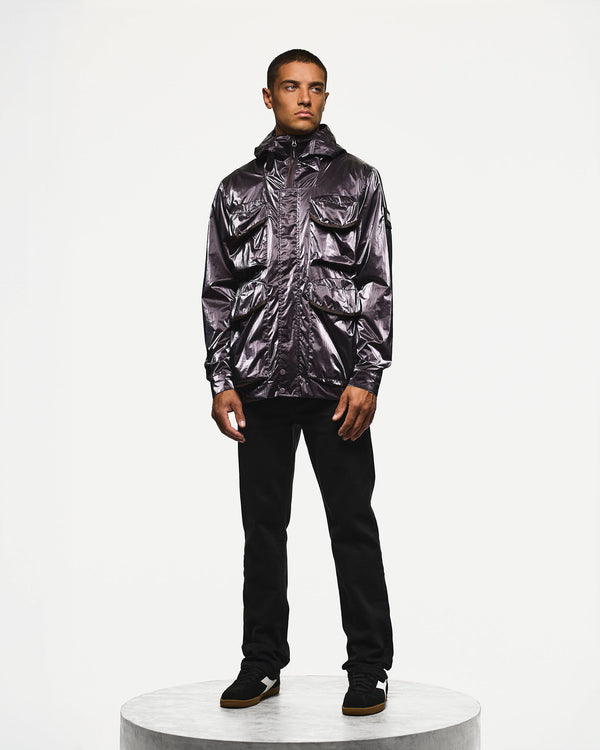 Cotoca Fleece Lined Jacket Aubergine