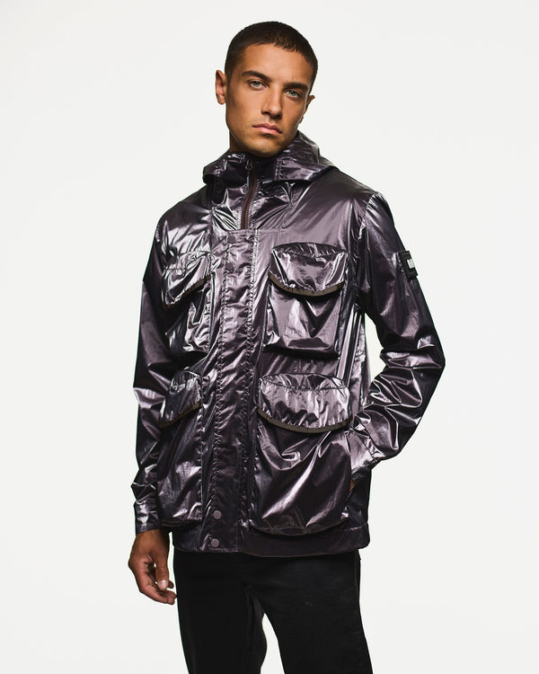 Cotoca Fleece Lined Jacket Aubergine