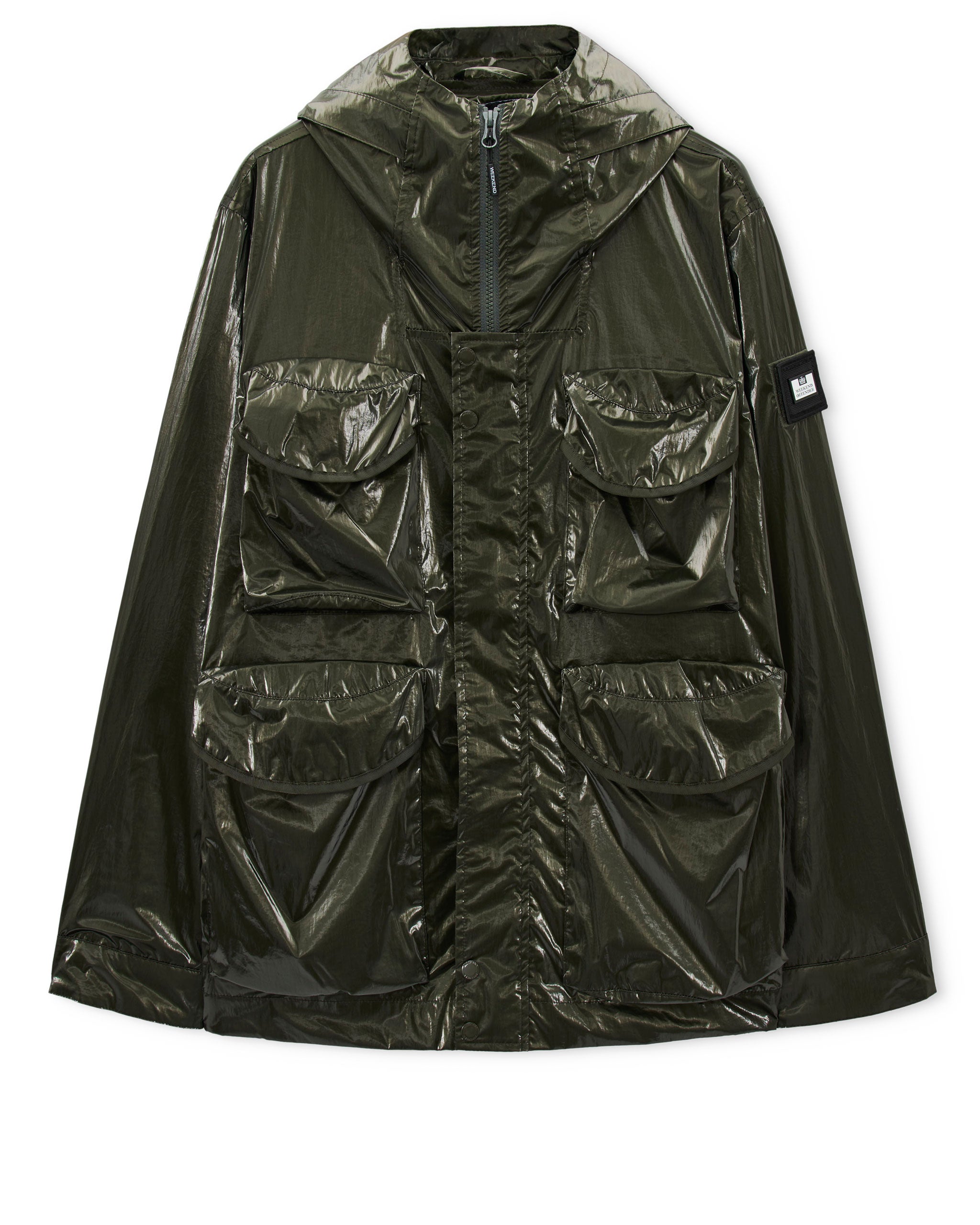 Cotoca Fleece Lined Jacket Black Forest Green